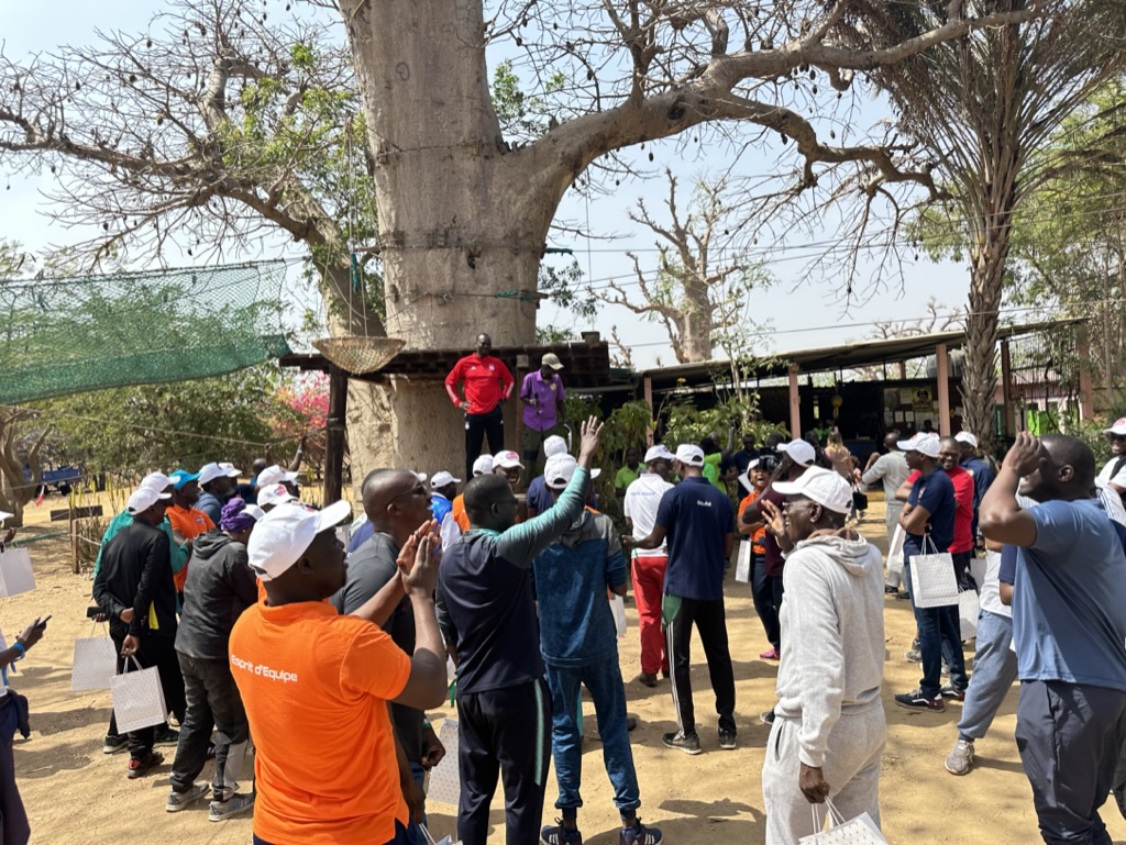 Image de formation en team building